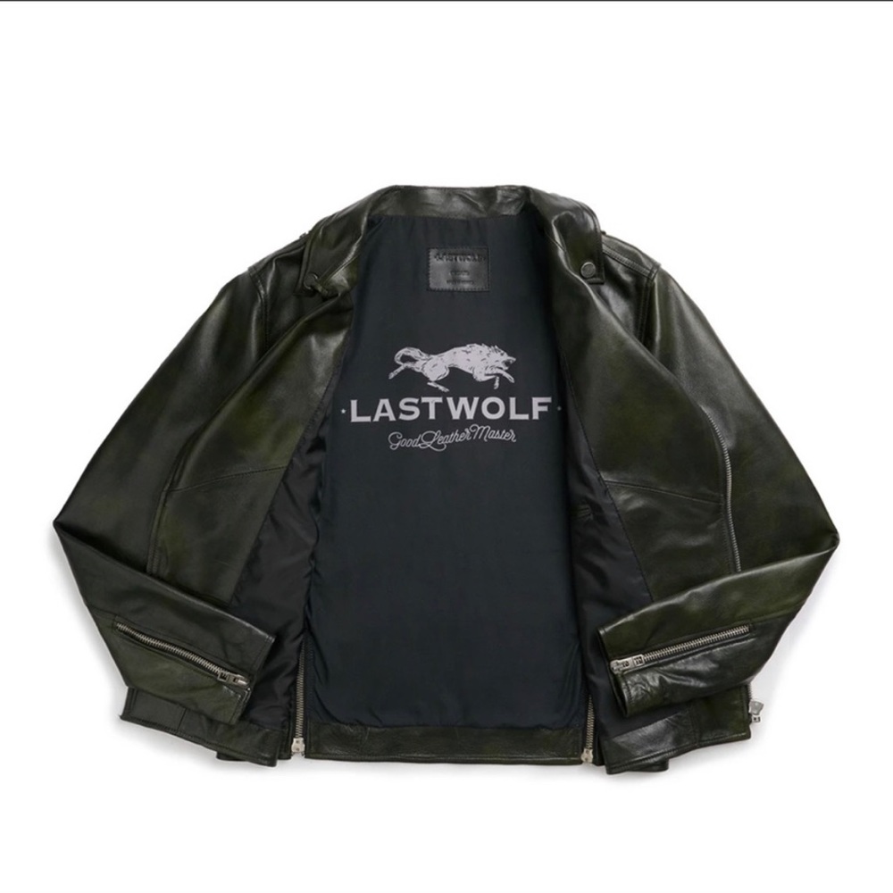 NWT BORAH BIKER LEATHER JACKET